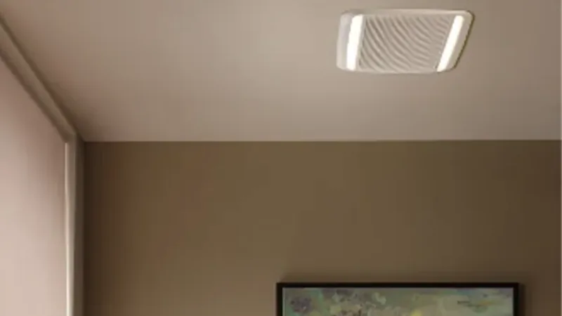 Ceiling-mounted bath fan